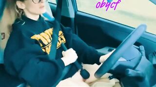 I got horny on the drive home so I pulled over to cum and got caught on security cam
