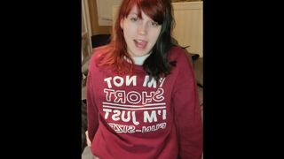 Hot Alternative Girl dirty talks and masturbates