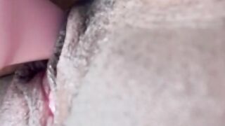 Ebony has INTENSE pussy Contractions