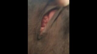 Lil ebony pussy play till orgasm at 9:52